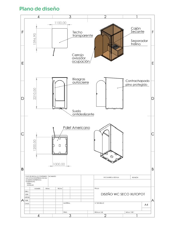 WC seco portátil Xutopot – imagen 2