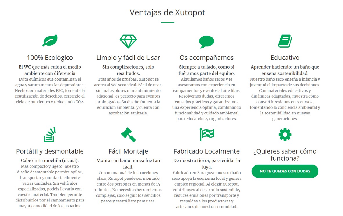 WC seco portátil Xutopot – imagen 4